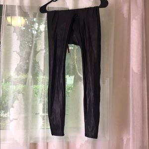Spanx faux leather leggings